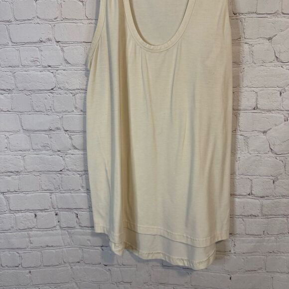 Varley Long Palmer Tank Top Eggnog size large - Picture 3 of 6